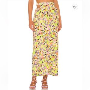 AFRM Anjeli Slinky Midi Skirt size S